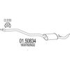 BMW 18307825022 Middle Silencer